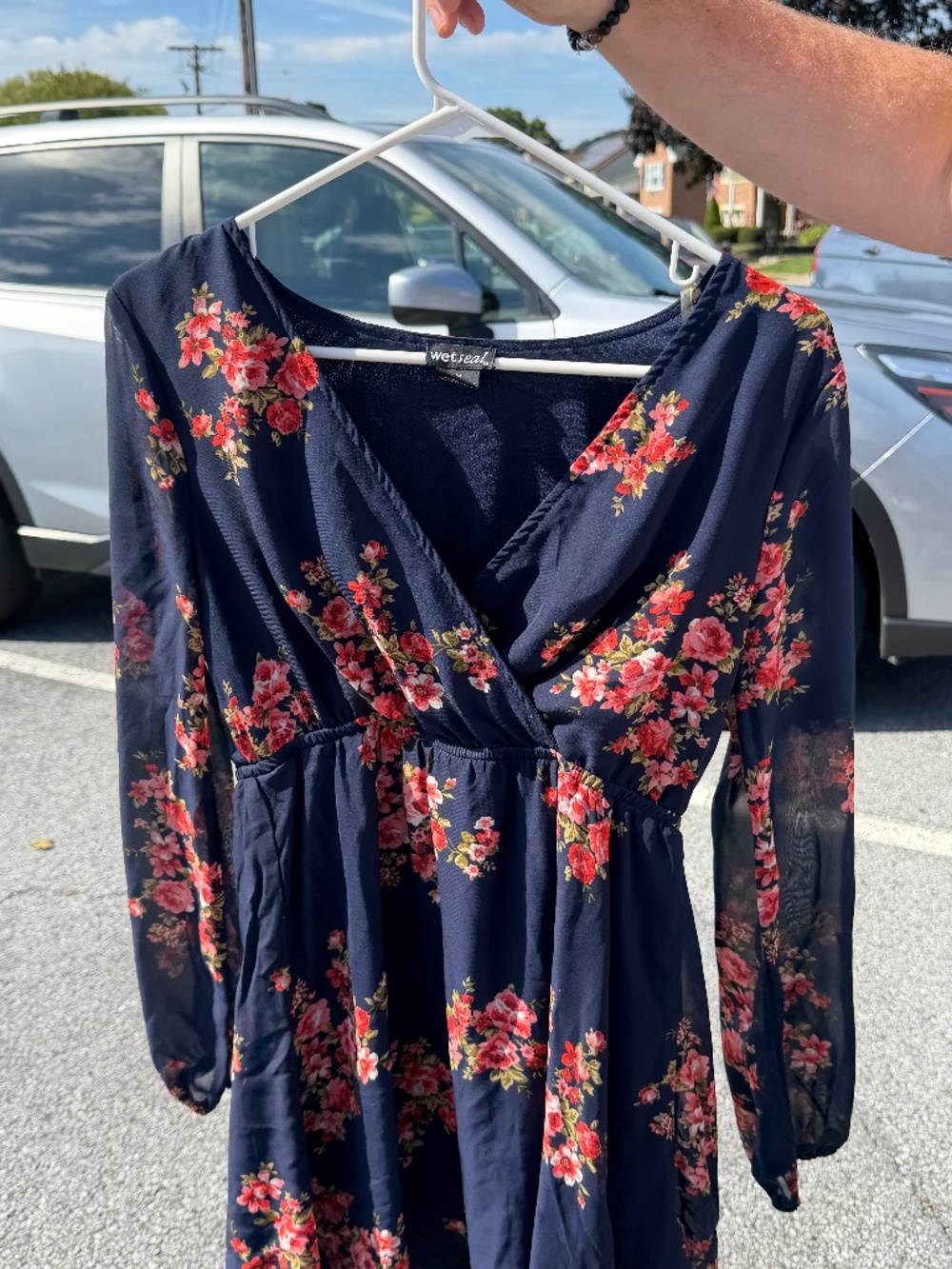 Flowy floral dress